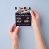 ホテルルームホテルアコモデーション広告ズ チラシ (手)