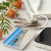 ホテルルーム鍵ビューティフルビーチギリシャwith文字ケ キーホルダー (正面右)