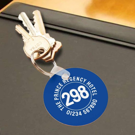ホテルルーム鍵フォブウィズルームナンバー キーホルダー