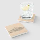 ホテルレッドベイマーブルストーンコースター ストーンコースター (横)