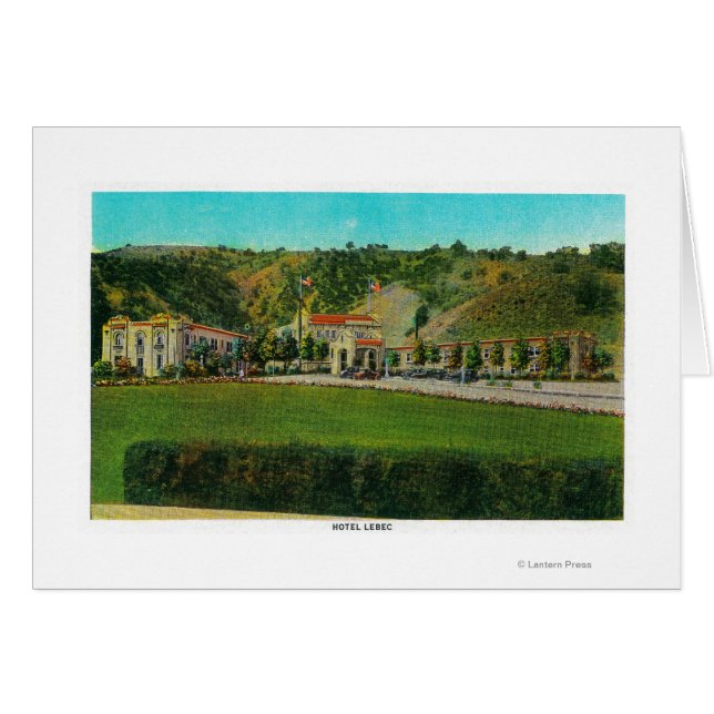 ホテルレベックとグラウンドリッジルート， CA (正面横)