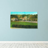 ホテルレベックとグラウンドリッジルート， CA キャンバスプリント (インサイチュ (ウッドフロア))