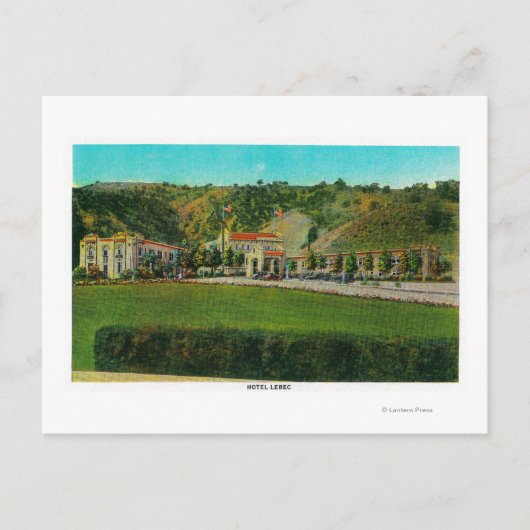 ホテルレベックとグラウンドリッジルート， CA ポストカード (正面)