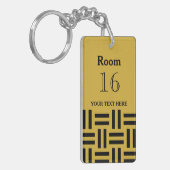 ホテルロッジリゾートカスタム鍵 キーホルダー (正面左)
