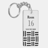 ホテルロッジリゾートカスタム鍵 キーホルダー (正面左)
