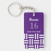 ホテルロッジリゾートカスタム鍵 キーホルダー (正面)