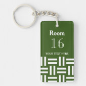 ホテルロッジリゾートカスタム鍵 キーホルダー (正面)