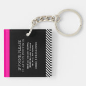 ホテルロッジリゾートルーム鍵（両面） キーホルダー (裏面)