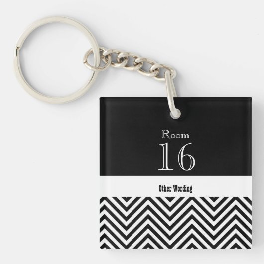 ホテルロッジリゾート部屋鍵 キーホルダー (正面)