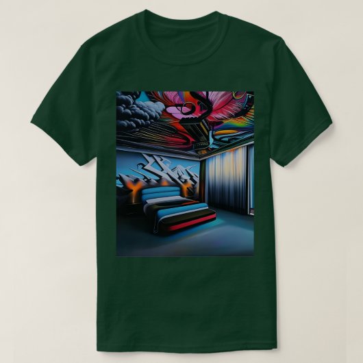 ホテル熱狂する室 Tシャツ (デザイン正面)