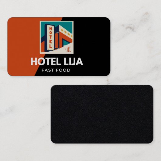 ホテル用名刺 名刺 (正面/裏面)