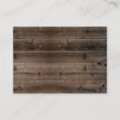 ホテル素朴宿泊施設ラブウッドラダー エンクロージャーカード (裏面)