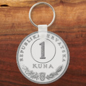 ホテル鍵クナを部屋番号とする キーホルダー (正面)