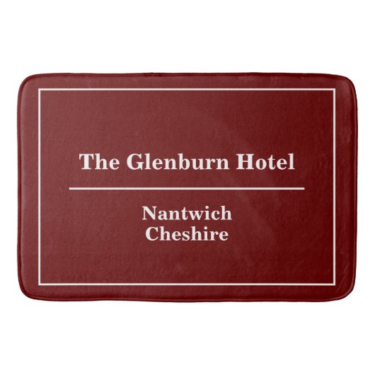 ホテル バスマット (正面)