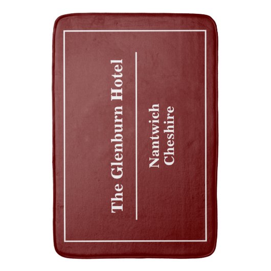 ホテル バスマット (正面縦)