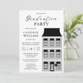 ホテル |レストランマネジメント卒業パーティー 招待状 (スタンド正面)