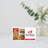 ホテル，レストラン，カフェ，グリルビジネスカード+ロゴ 名刺 (スタンド正面)