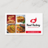 ホテル，レストラン，カフェ，グリルビジネスカード+ロゴ 名刺 (正面)