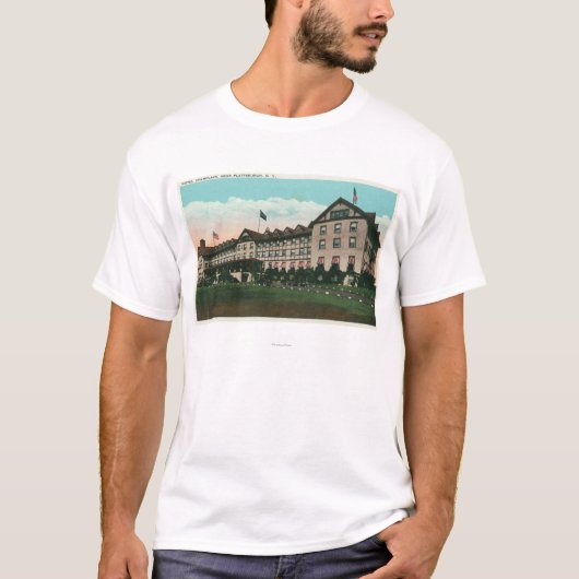 ホテルChamplainの外観 Tシャツ (正面)