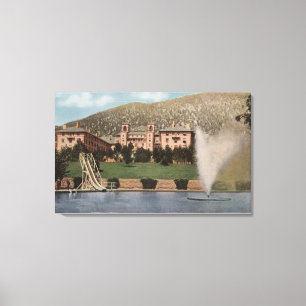 ホテルCOのGlenwood Springs、共同眺め及びプール キャンバスプリント