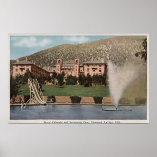 ホテルCOのGlenwood Springs、共同眺め及びプール ポスター