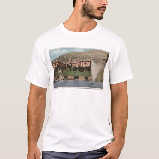 ホテルCOのGlenwood Springs、共同眺め及びプール Tシャツ (正面)