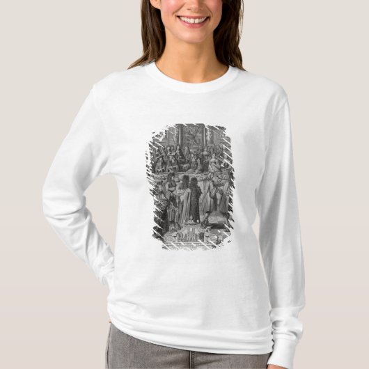 ホテルde villeのルイ14世の夕食 tシャツ (正面)