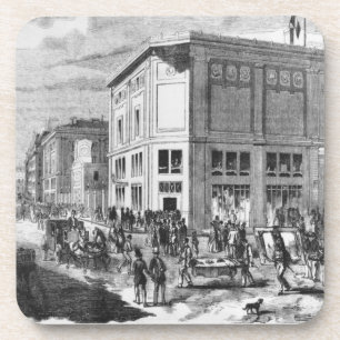 ホテルDrouot、パリ、c.1852 (engraviの正面 コースター