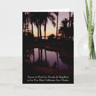 ホテルLaポザーダde Engelbertの日没 カード