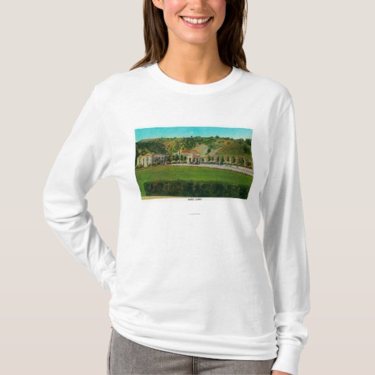 ホテルLebecおよびGroundsRidgeのルート、カリフォルニア Tシャツ (正面)