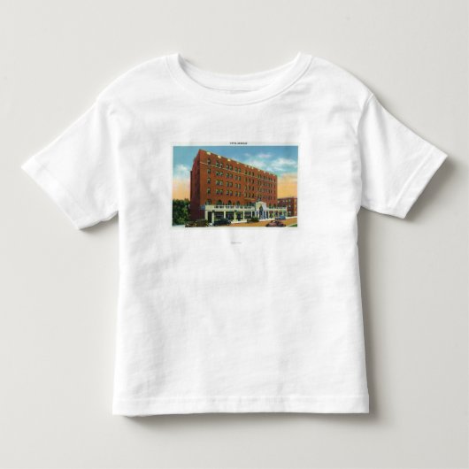 ホテルSaranacの外観 トドラーTシャツ (正面)