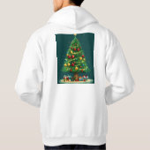 ホディーのクリスマスツリーデザイン パーカ (裏面)