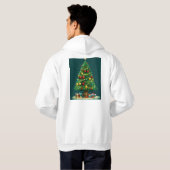 ホディーのクリスマスツリーデザイン パーカ (裏面フル)