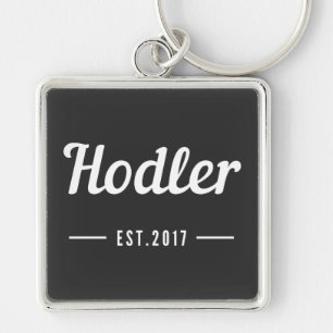 ホドラー、エスト。2018年ビットコイン暗号通貨住宅 キーホルダー