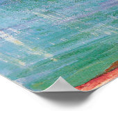 ホドラー – ジュネーブ湖、サヴォイ山の景色1906 ポスター (角)