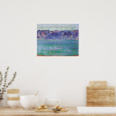 ホドラー – ジュネーブ湖、サヴォイ山の景色1906 ポスター (キッチン)