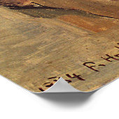 ホドラー – 座っているBartiger Man 1884 ポスター (角)