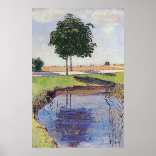 ホドラー – 栗の木1889 ポスター (正面)