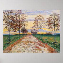 ホドラー – 秋夕べ1892 ポスター