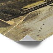 ホドラー – Interlaken 1875の朝 ポスター (角)