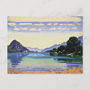 ホドラー – LessigのLake 素晴らし Thun ポストカード