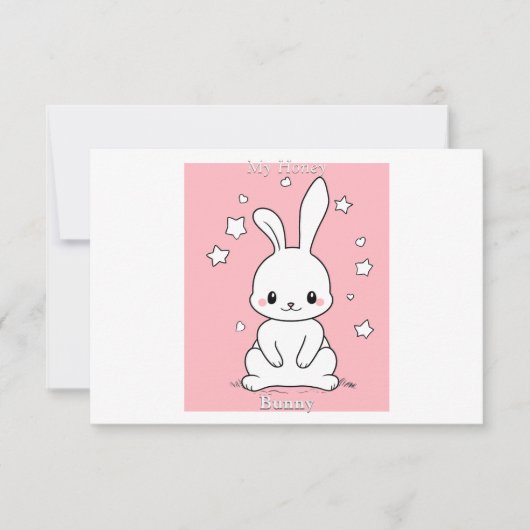 ホニー・バニー サンキューカード (正面)