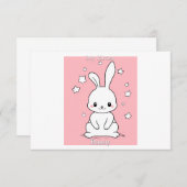 ホニー・バニー サンキューカード (正面/裏面)