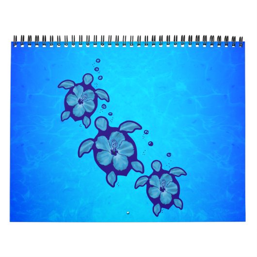 ホヌシーウミガメ カレンダー (カバー)