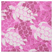 ホヌシーカメハワイアンタパピンク ファブリック (見本)