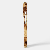 ホヌシータートルハワイアンアロハコアウフェイクッド Case-Mate iPhoneケース (裏面 / 左)