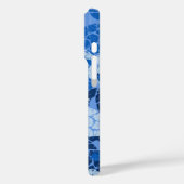 ホヌシータートルハワイアンアロハブルー Case-Mate iPhoneケース (裏面 / 左)