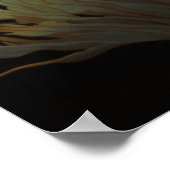 ホヌヘブンステンドグラス水 ポスター (角)