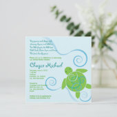 ホヌースワールズウィズポエムベビーシャワー招待状 招待状 (スタンド正面)