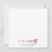 ホヌースワールズウィズポエムベビーシャワー招待状 招待状 (裏面)